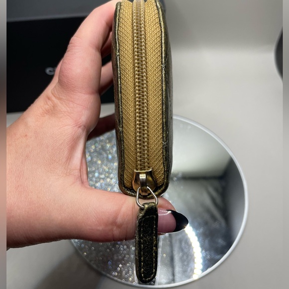 Authentic CHANEL Metallic Winter Wallet - Picture 8 of 9